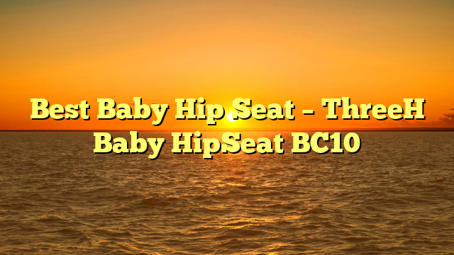 Best Baby Hip Seat – ThreeH Baby HipSeat BC10