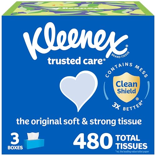 Kleenex Trusted Care Facial Tissues: Soft, Strong, and Perfect for Everyday Use